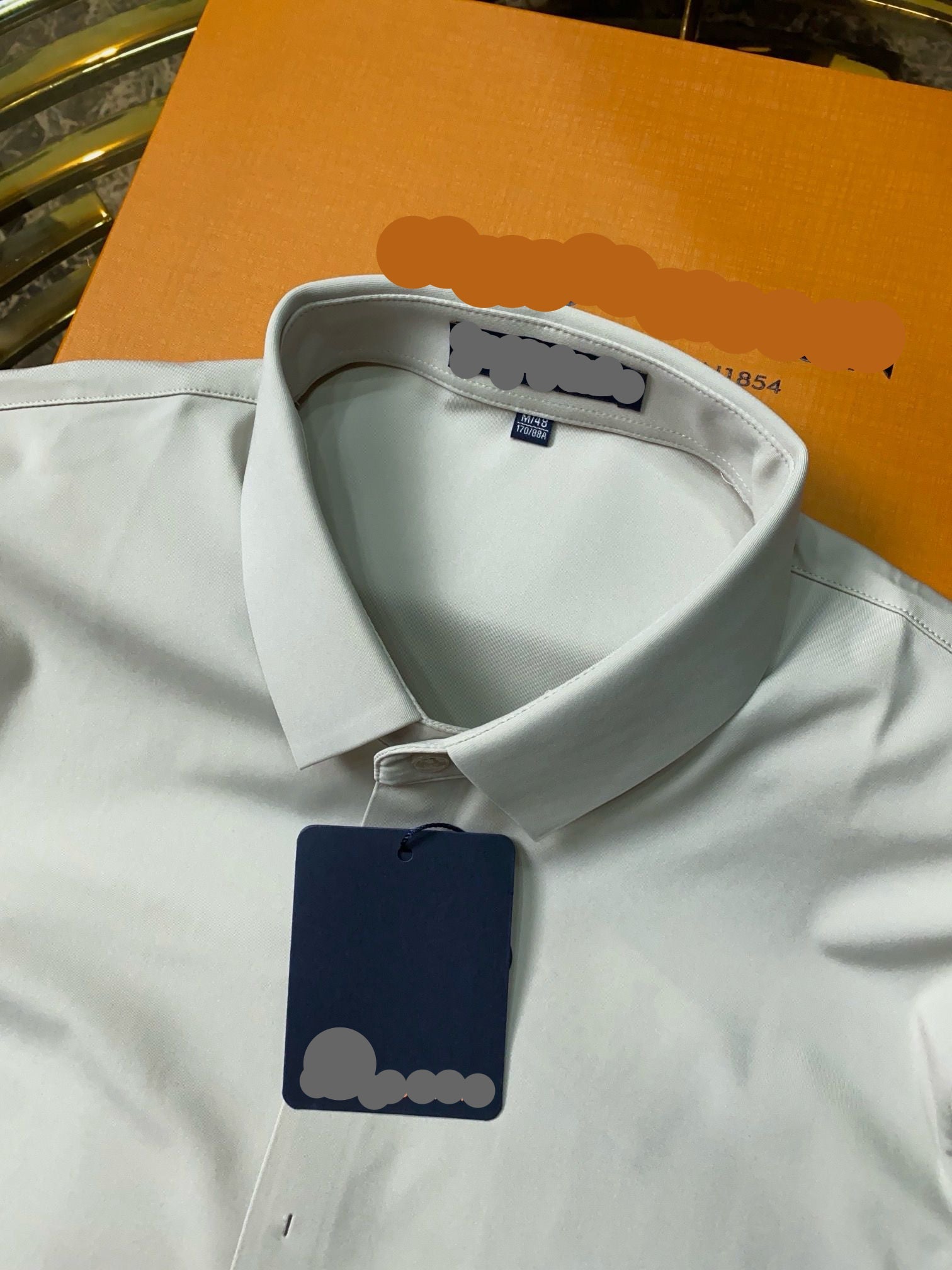 Men’s Ivory White Dress Shirt - SUITHARBOR