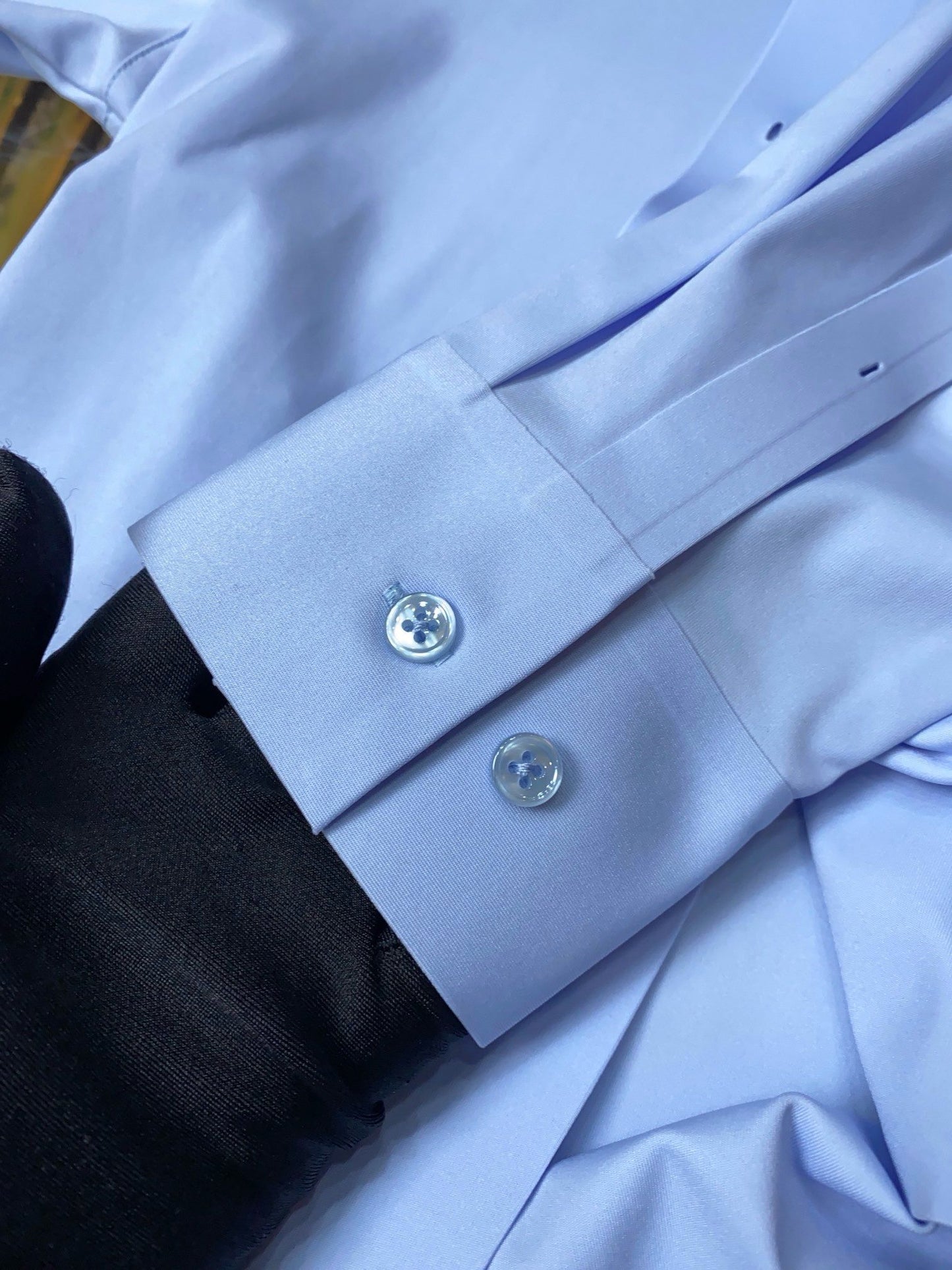 Men’s Light Blue Business Dress Shirt - SUITHARBOR