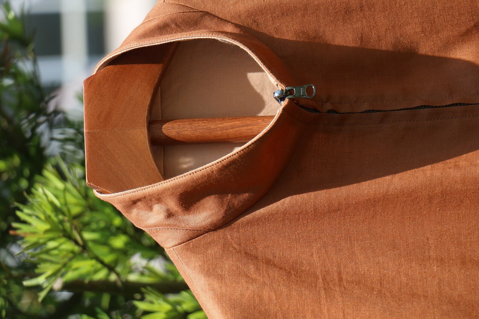 Men's Reversible Linen Bomber Jacket – Tan & Clay - SUITHARBOR