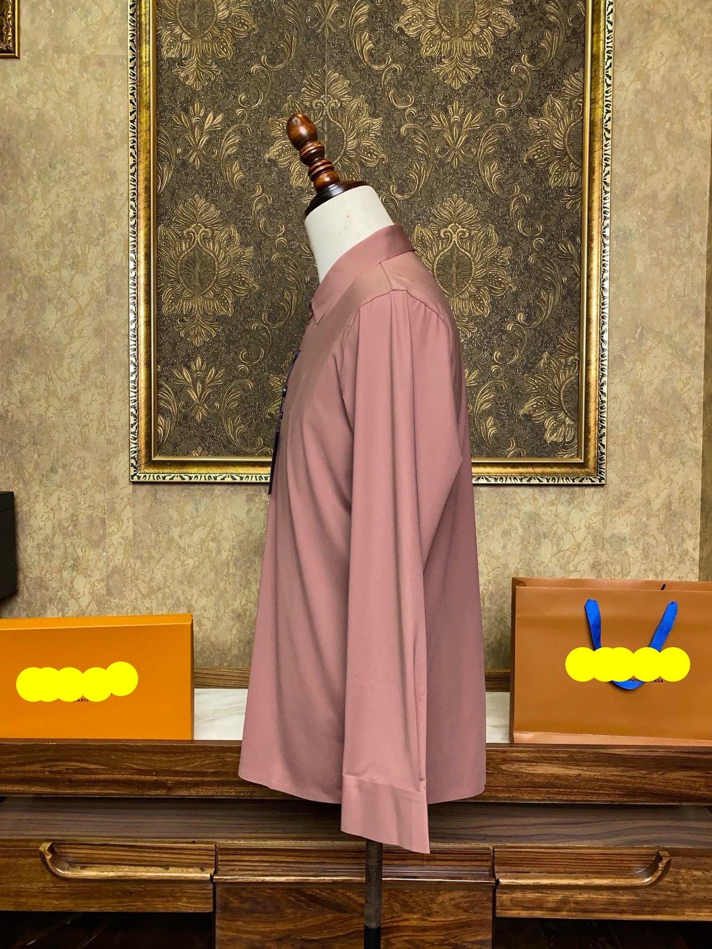 Men’s Rose Mauve Dress Shirt - SUITHARBOR