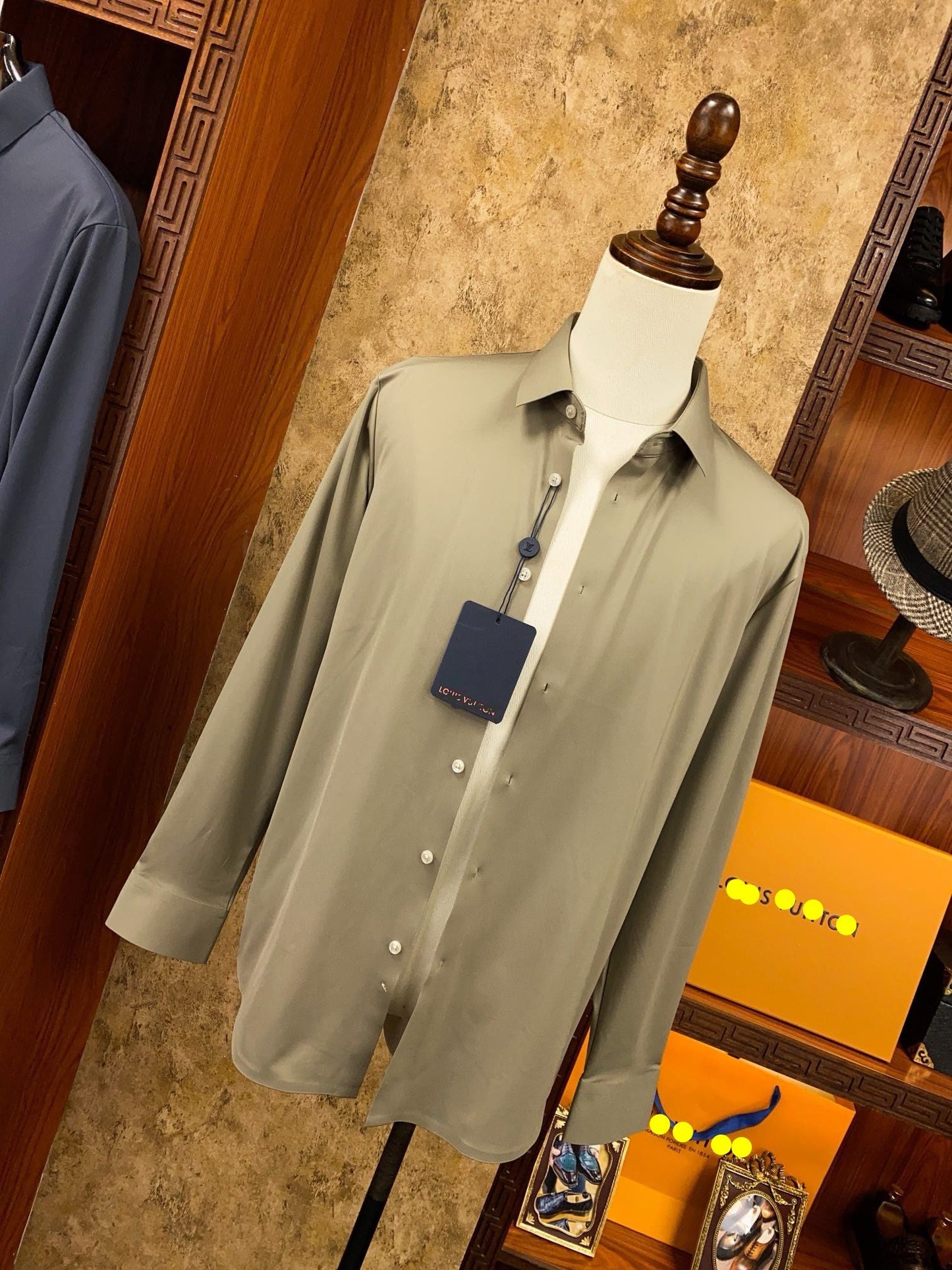 Men’s Sage Green Slim Fit Dress Shirt - SUITHARBOR