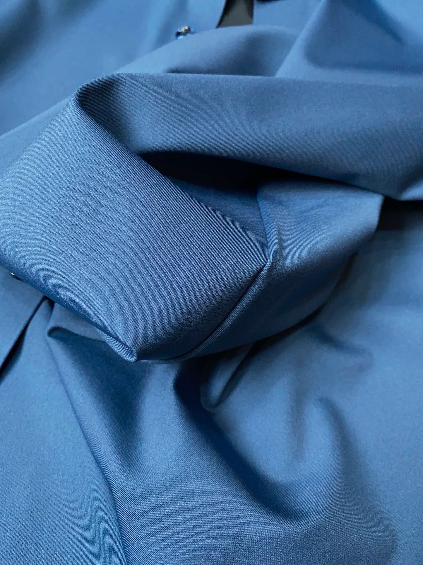 Men’s Slate Blue Dress Shirt - SUITHARBOR