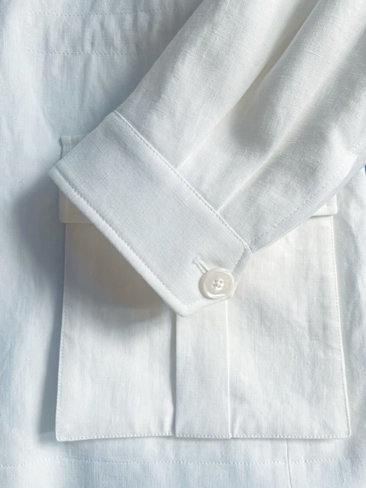 Men's White Linen Safari Jacket - SUITHARBOR