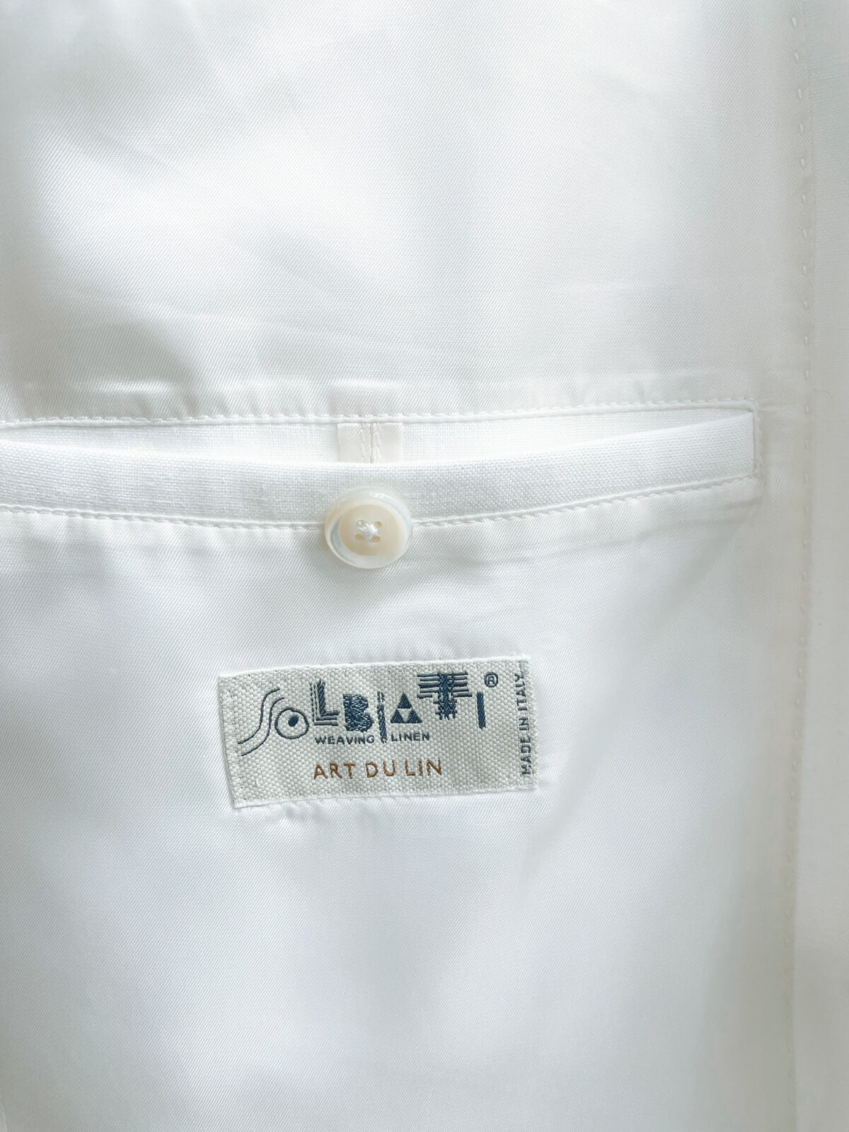 Men's White Linen Safari Jacket - SUITHARBOR