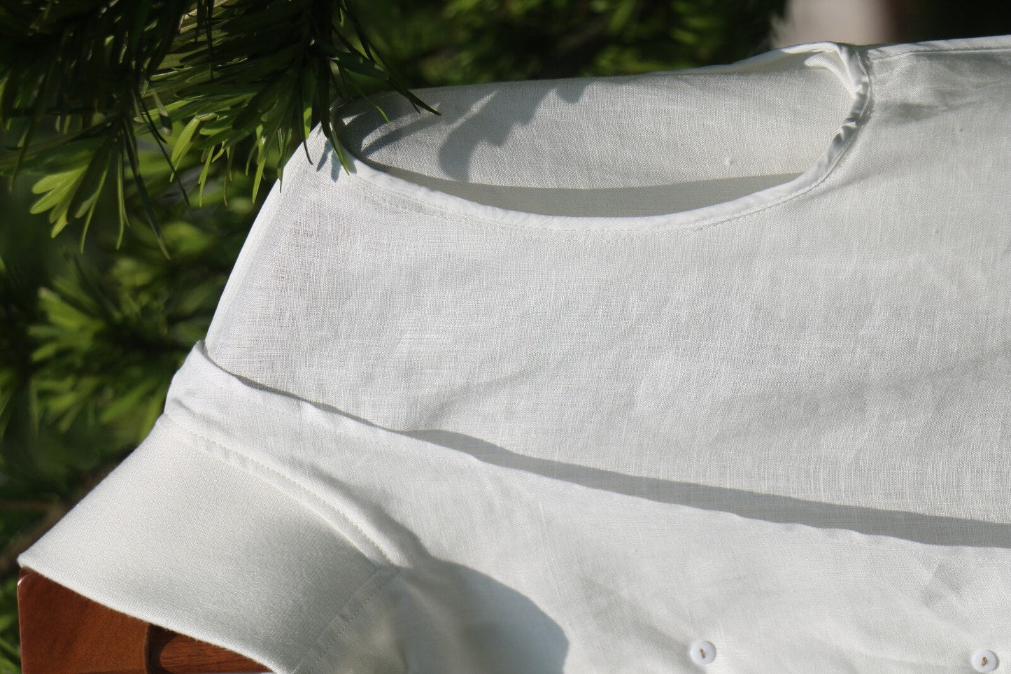 Men’s White Linen Utility Jacket - SUITHARBOR