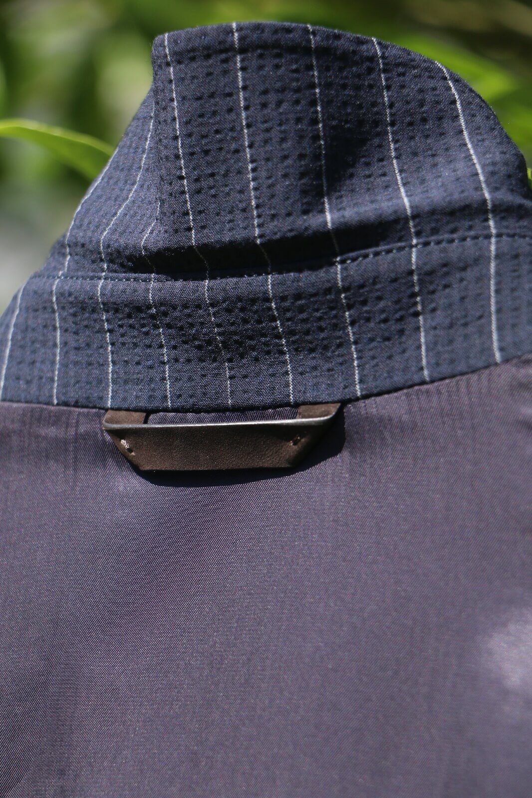 Navy Pinstripe Technical Jacket – Zegna Fabric Edition - SUITHARBOR