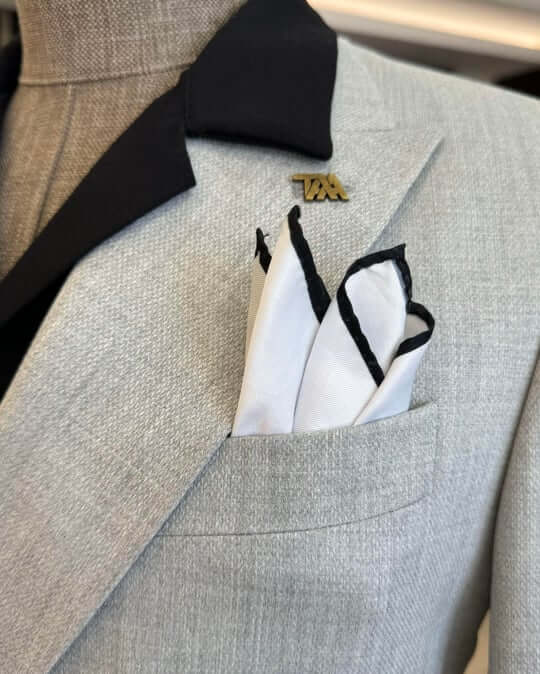 Grey Double Breasted Suit for Men