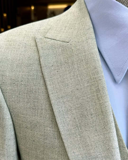 Green Men's 3-Piece Italian Suit