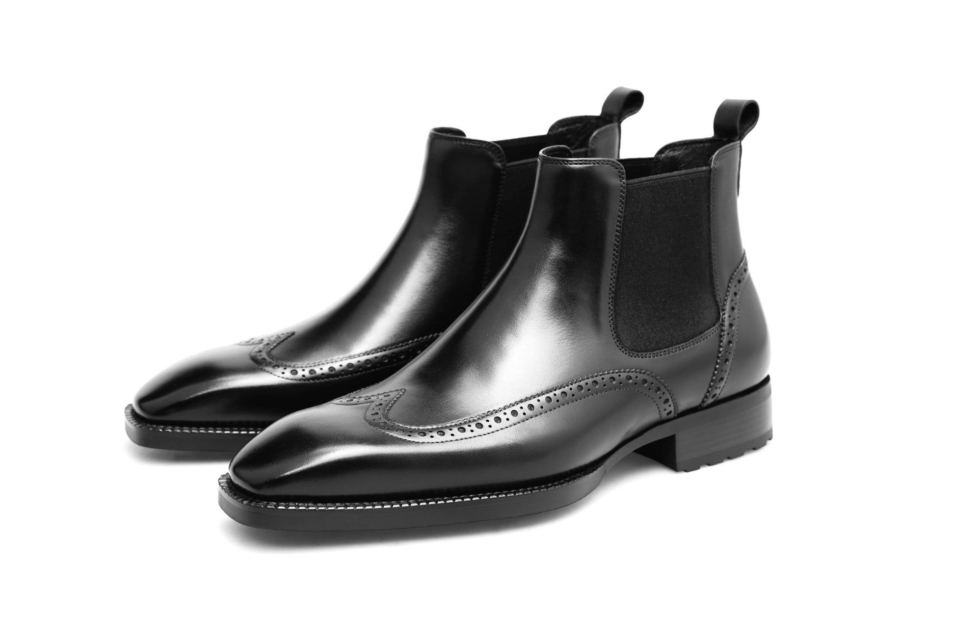 Onyx Classic Brogue Chelsea Boot - SUITHARBOR