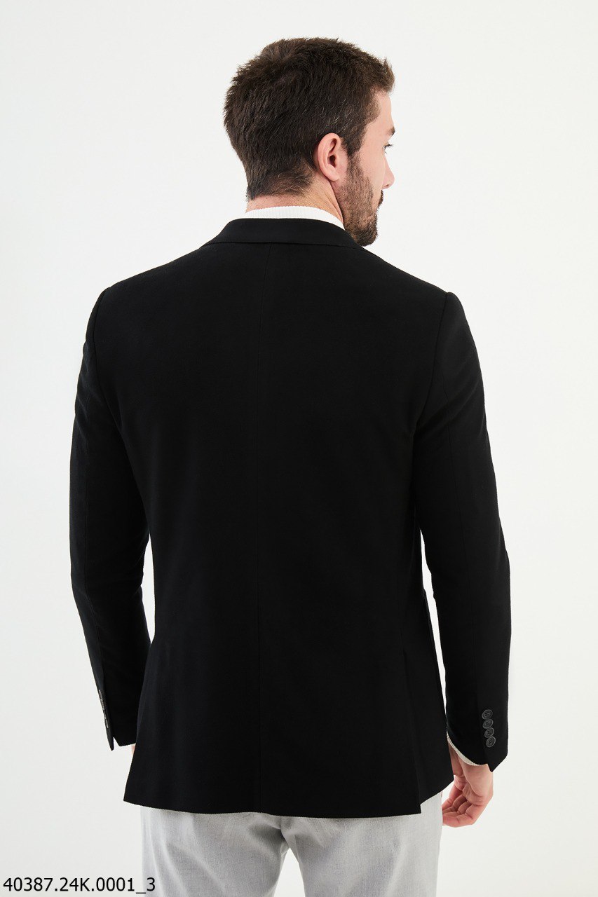 Jet Black Modern Fit Blazer