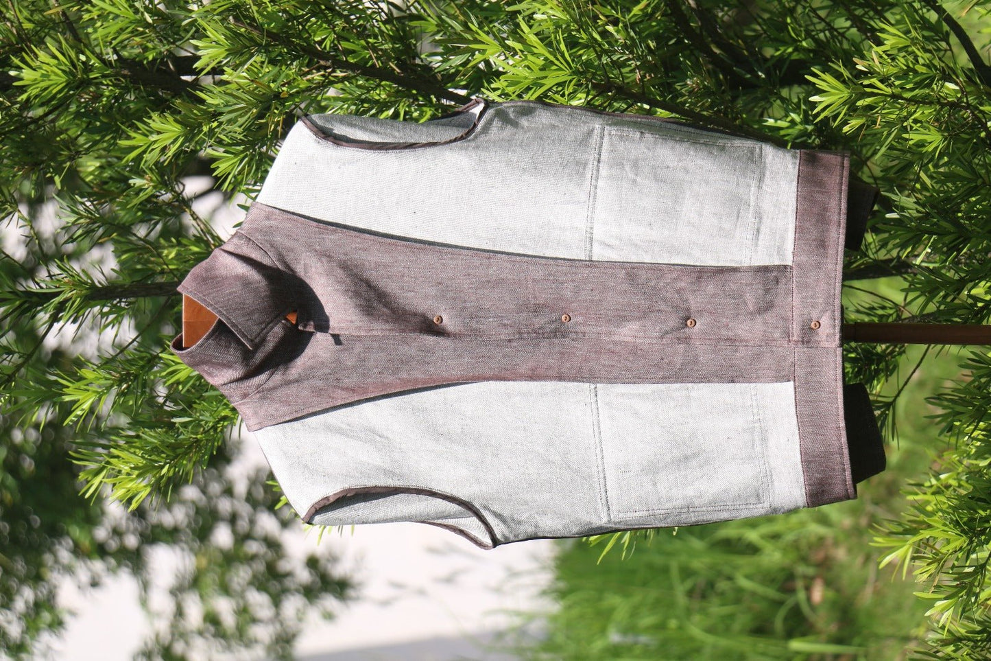Rosewood Linen Utility Jacket - SUITHARBOR