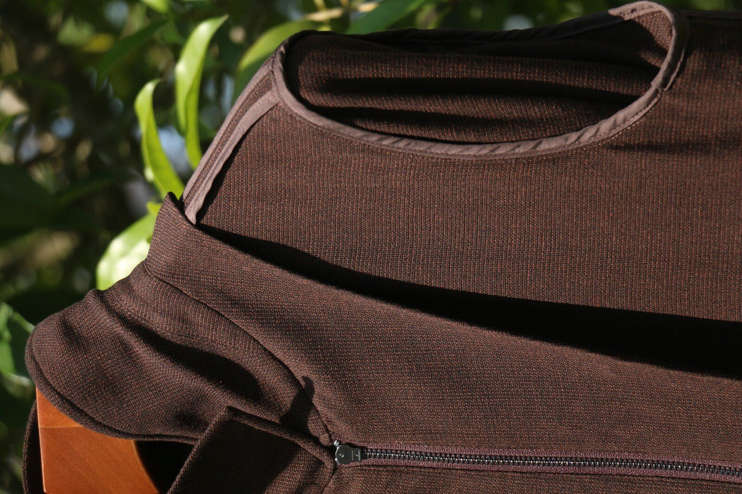 Tobacco Zip Utility Linen Jacket - SUITHARBOR