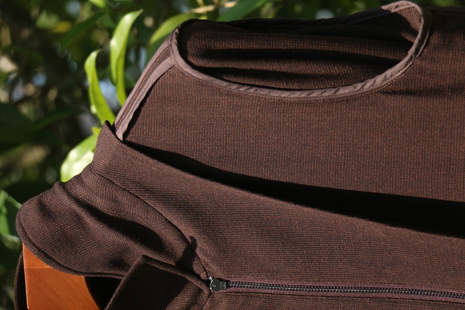 Tobacco Zip Utility Linen Jacket - SUITHARBOR