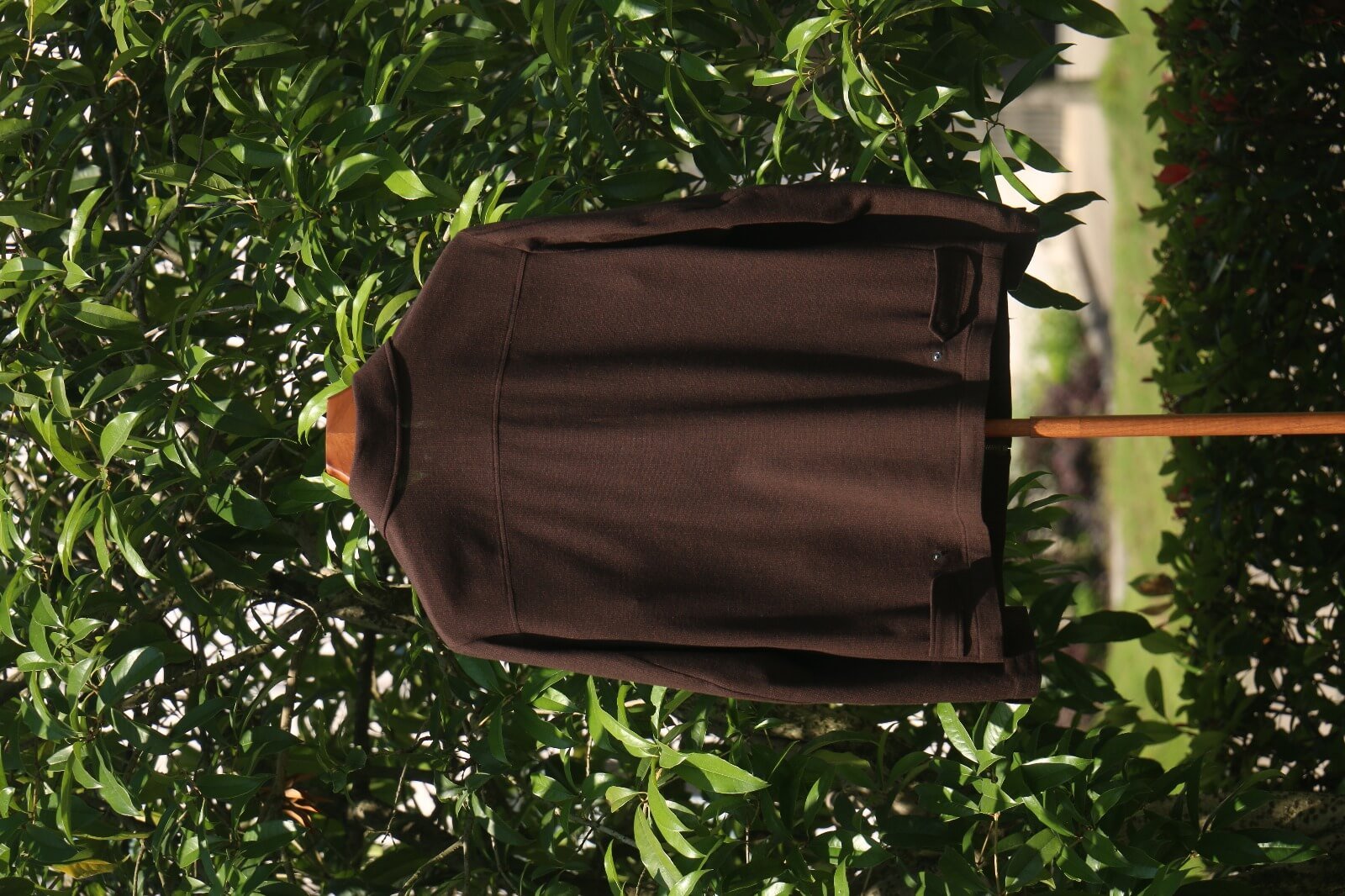 Tobacco Zip Utility Linen Jacket - SUITHARBOR