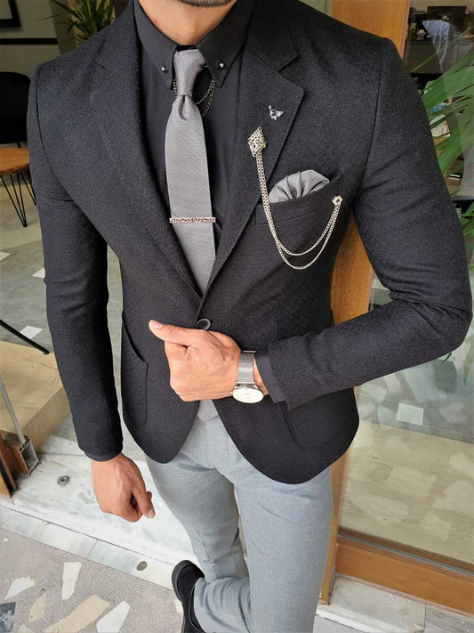 Black Slim Fit Suit - Sharp & Modern